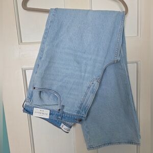 Abercrombie & Fitch High Rise Light The 90s Relaxed Jeans, Size 33 (16) Long